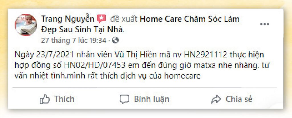 dịch vụ home care