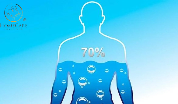 Nước chiếm khoảng 70-80% trọng lượng cơ thể của trẻ nhỏ