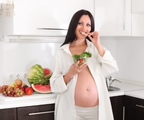 Duy trì chế độ ăn uống điều độ cũng là một biện pháp thai giáo hiệu quả